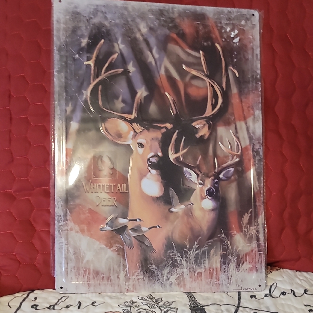 🦌🇺🇸Whitetail Deer Metal Wall Art🇺🇸🦌